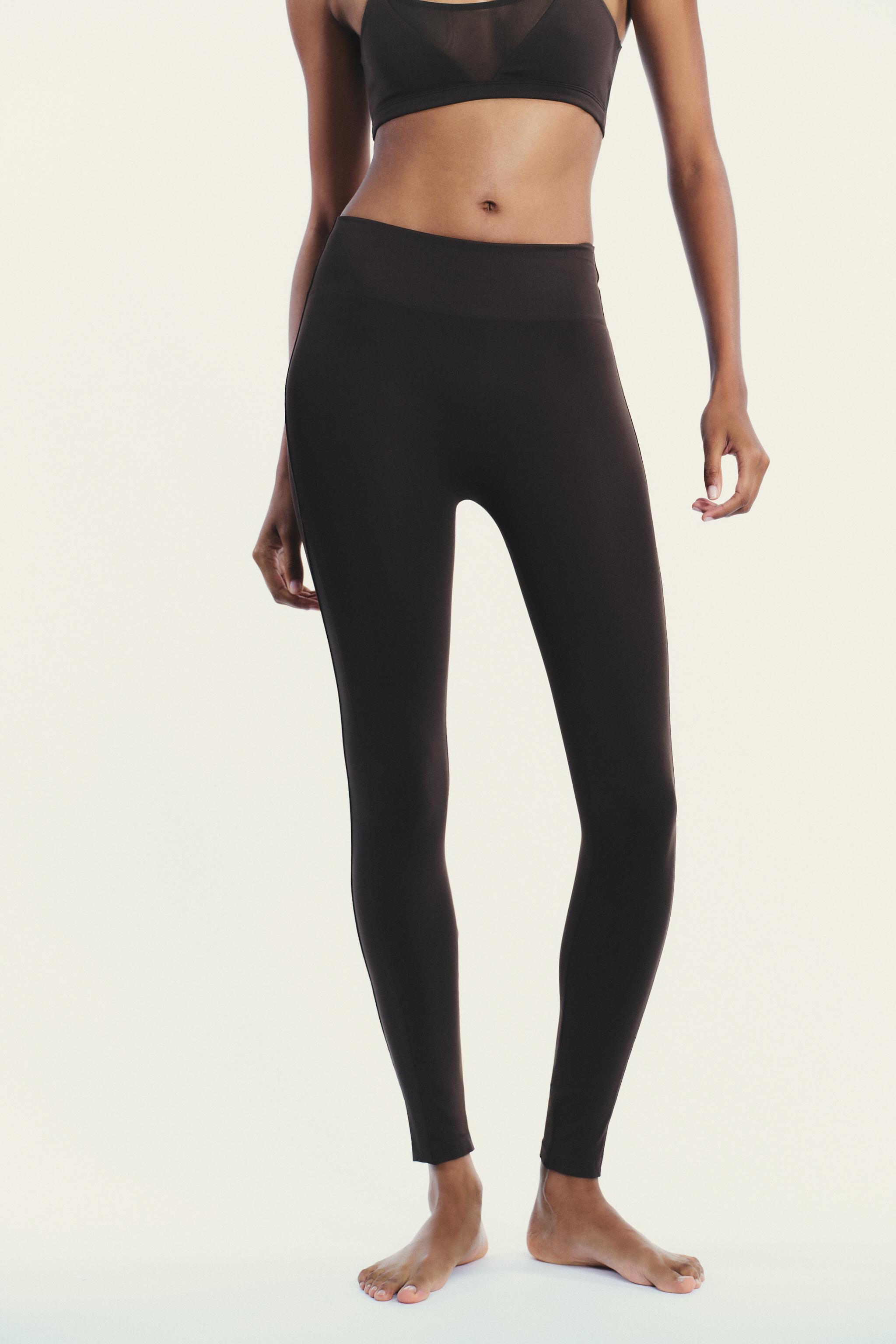 SEAMLESS TULLE COMBINATION LEGGINGS