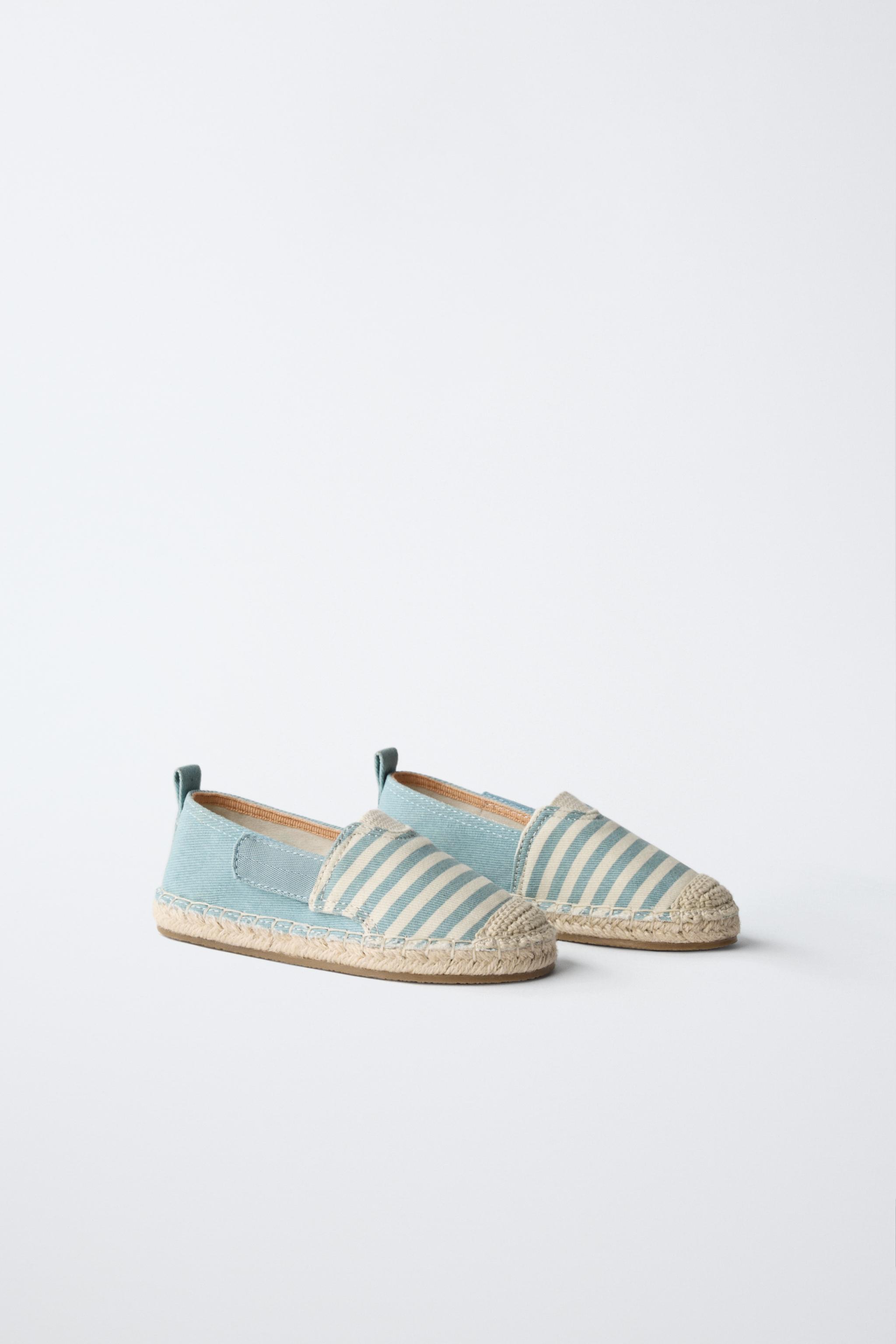 ESPADRILLES EN JUTE À RAYURES