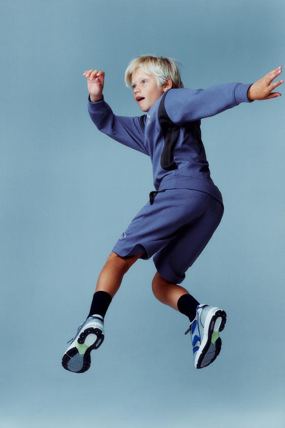 Pantaloni Sportivi In Pile Per Bambini - Jogger Con Tasche E Vita Elastica | 90% Cotone, 10% Poliestere - Foto 4