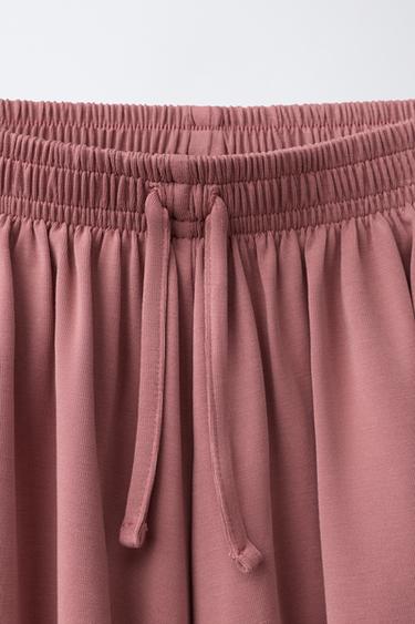 SHORT FLUIDE DE SPORT - Rose poudré de Zara - Image 2