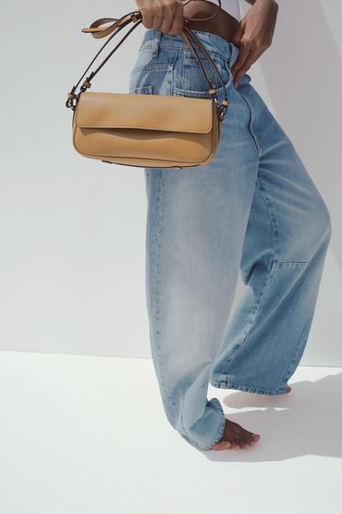 SAC BANDOULIÈRE DOUBLE ANSE - Marron foncé de Zara - Image 2