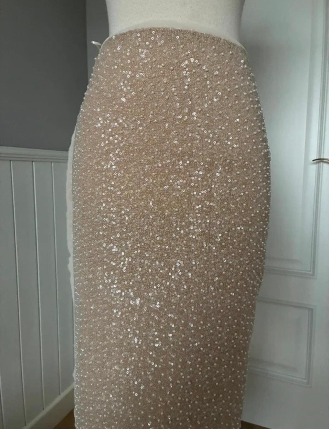 ZW COLLECTION SEQUIN PENCIL SKIRT - Image 8