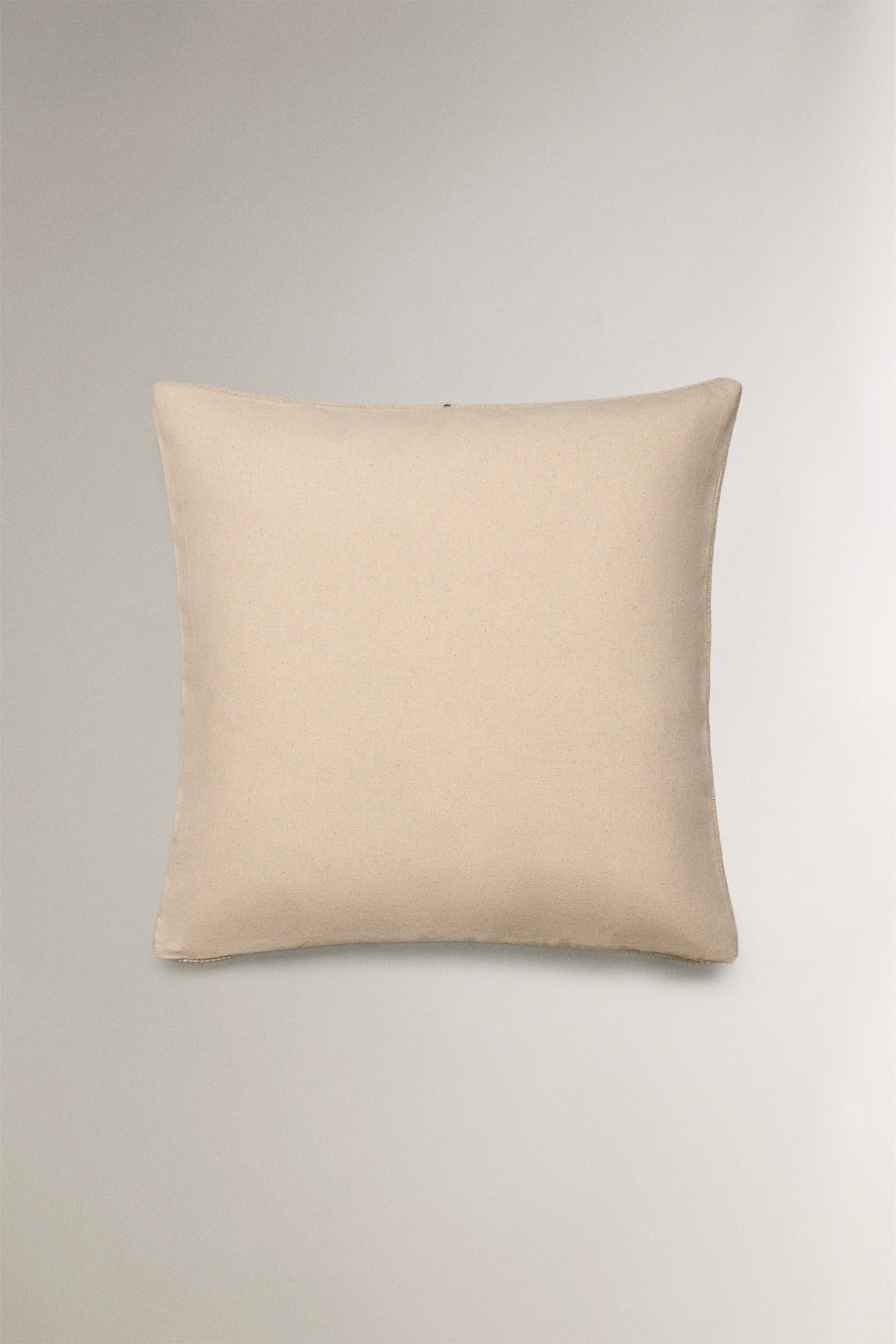 ライン クッションカバー - ブラウン | ZARA Japan / 日本