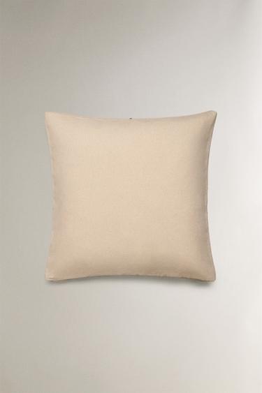 LINE CUSHION COVER - Brown by Zara - Image 2