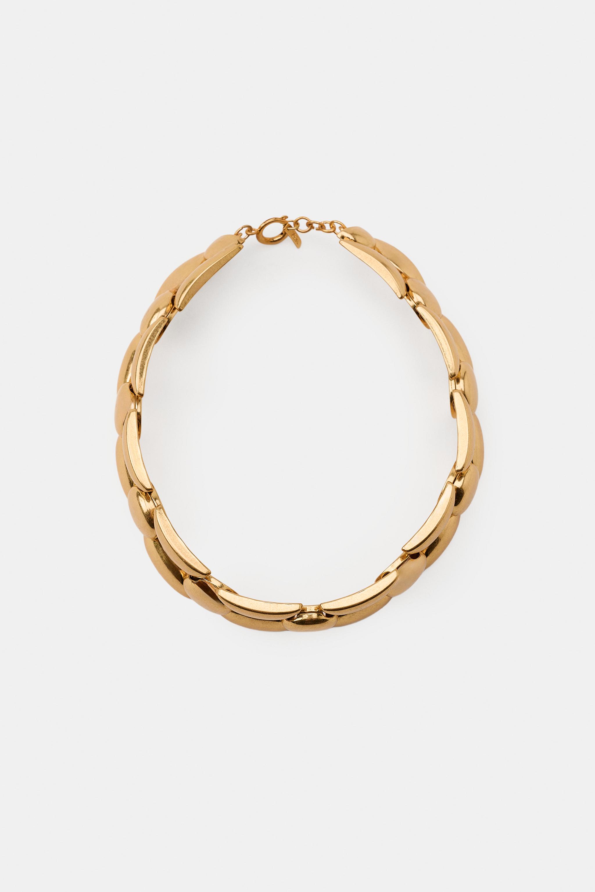 Zara Metal Choker Kolye görsel 3
