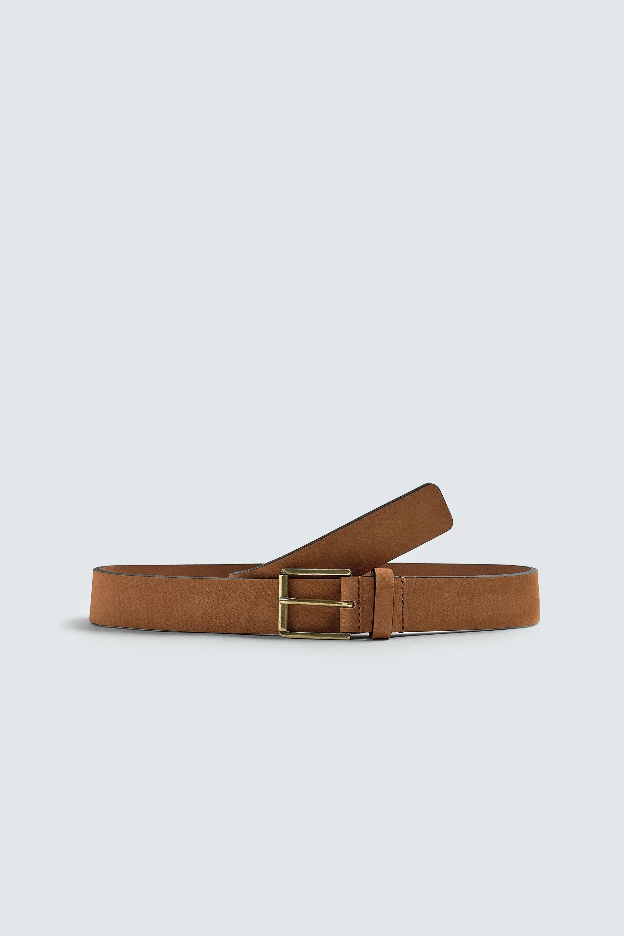 EMBOSSED LEATHER BELT