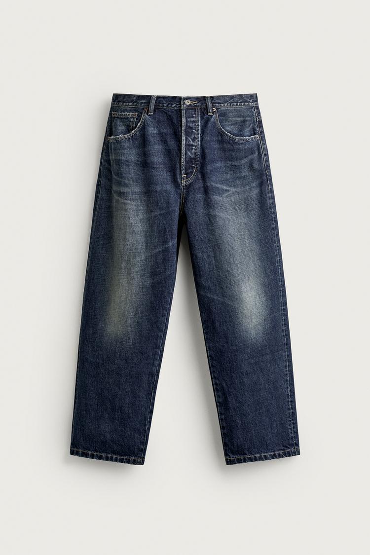 Jeans holgados de corte cropped 6