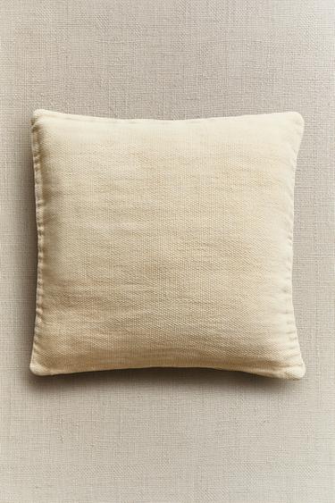 Zara PLAIN THROW PILLOW COVER - Vanilla