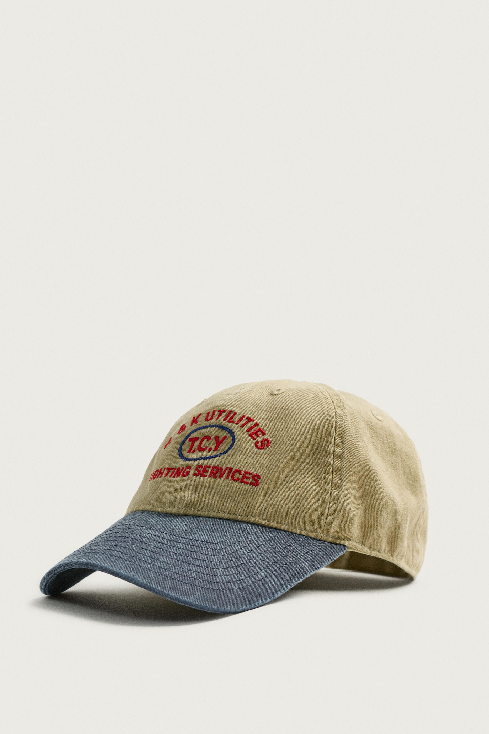 CASQUETTE À INSCRIPTION BRODÉE EN CONTRASTE