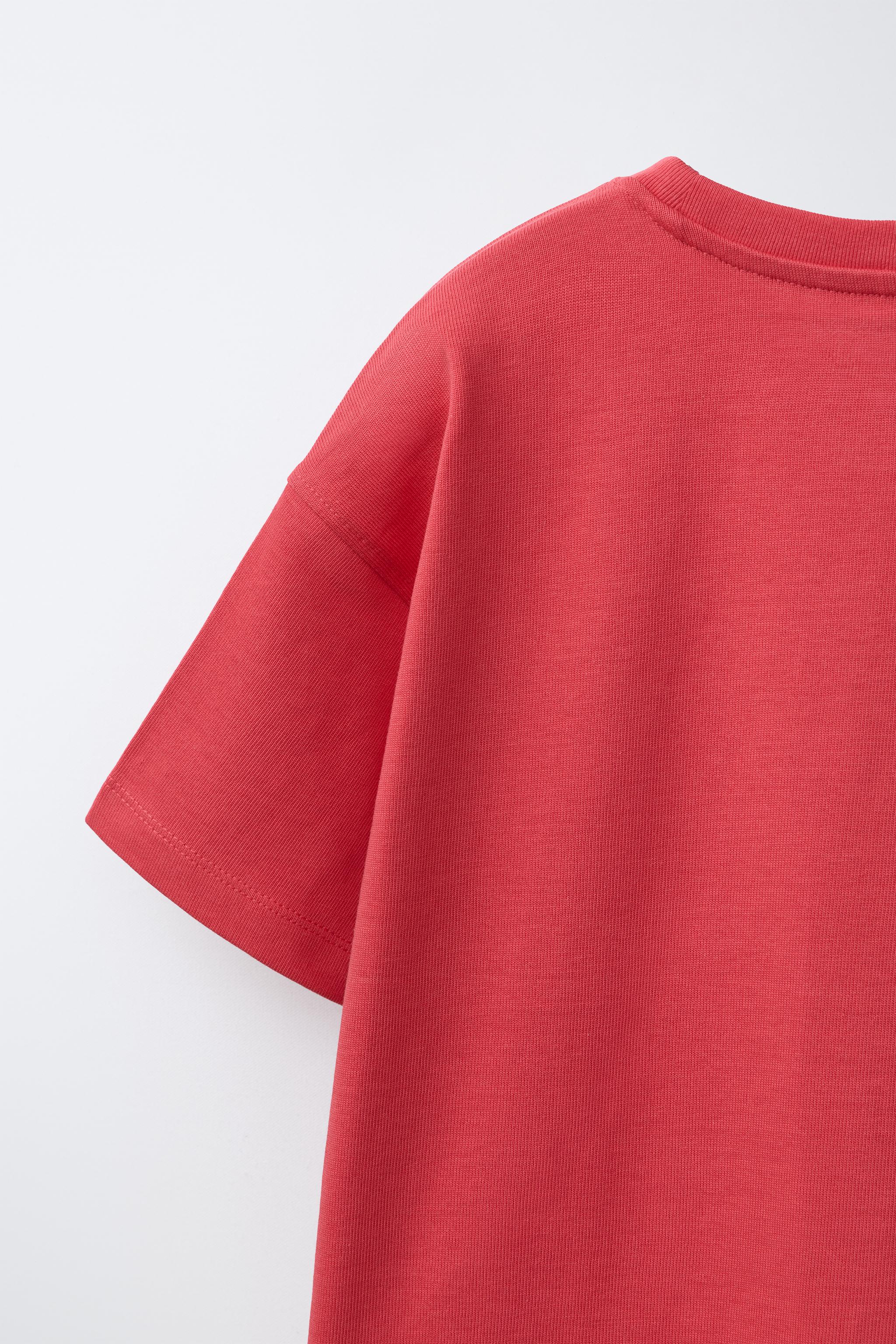 HEAVYWEIGHT EMBROIDERED TEXT T-SHIRT