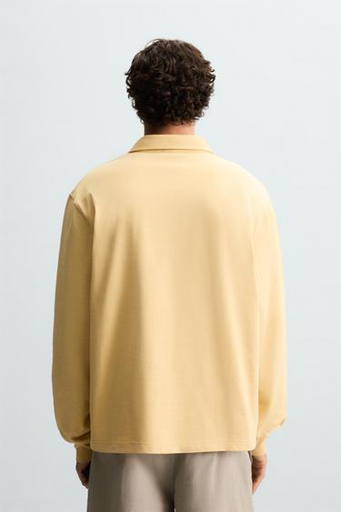 POLO CONTRASTE - Jaune de Zara - Image 2
