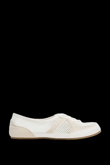 MESH TRAINERS - White by Zara - Image 0