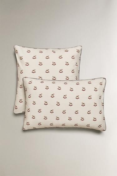 Zara CHILDREN'S CHRISTMAS HORSE PILLOWCASE - 多色