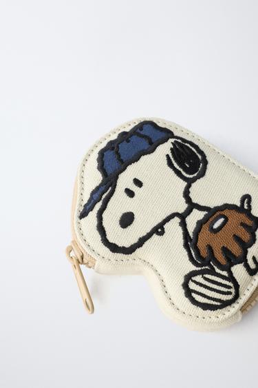 SNOOPY PEANUTS™ 동전 지갑 - Zara 화이트