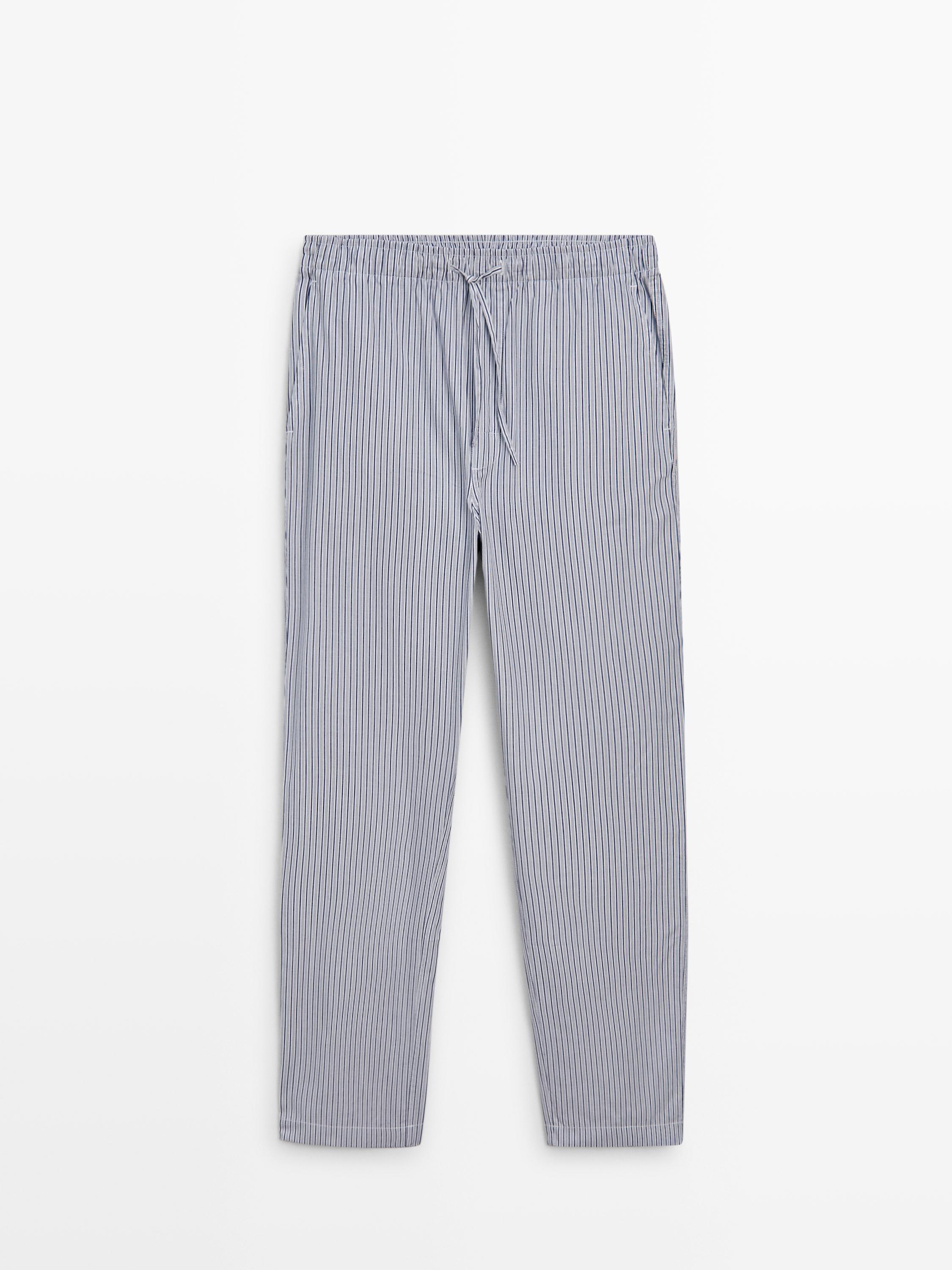 Pyjama T-shirt manches courtes pantalon rayures