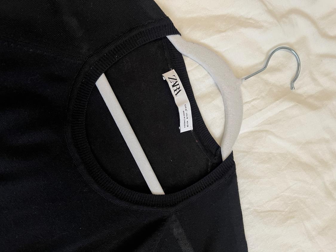 PLAIN FINE KNIT SWEATER - Image 3