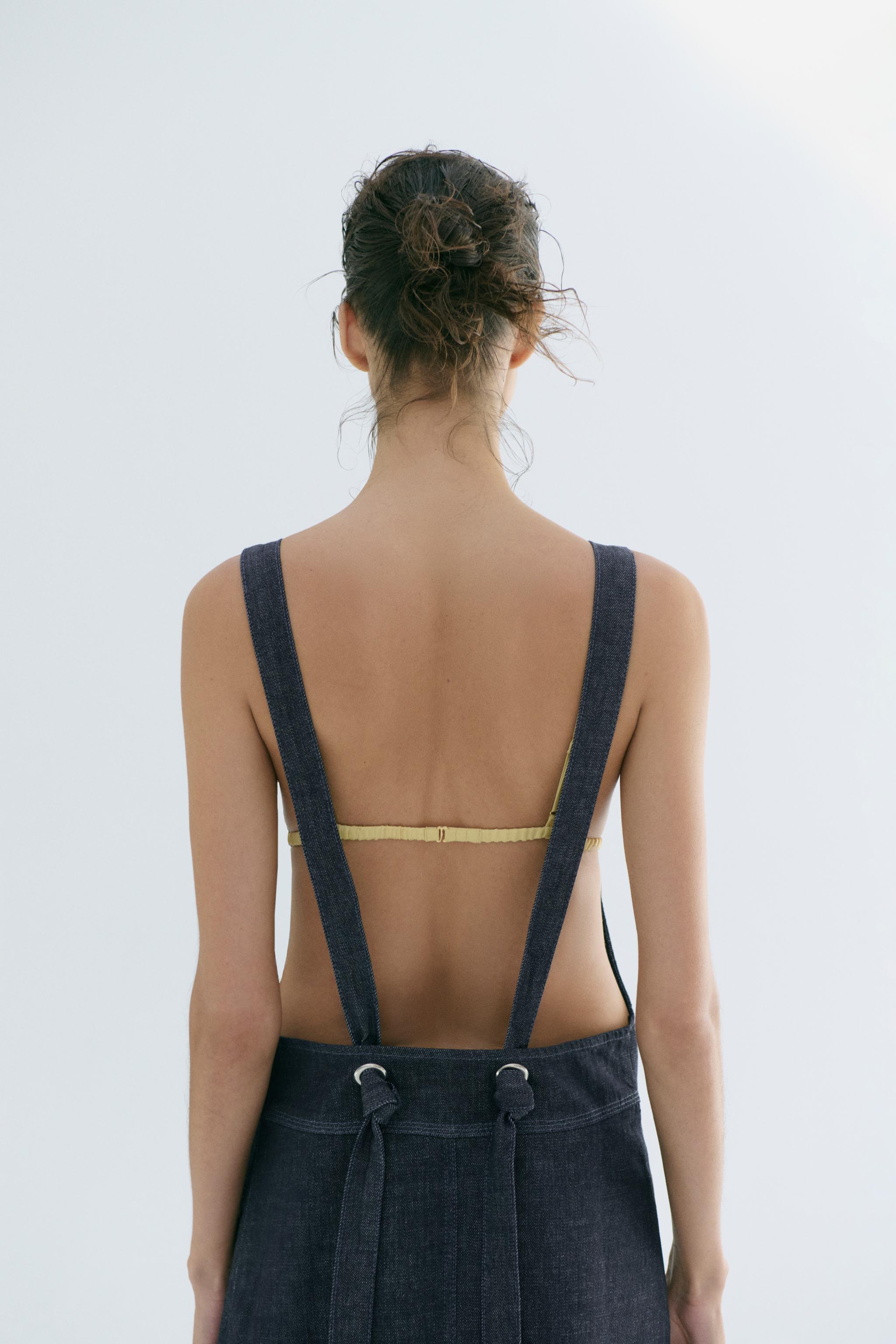 Женские платья Zara ZW COLLECTION DENIM DRESS — фото 3