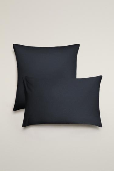 SATEEN PILLOWCASE (1000 THREAD COUNT) - Dark navy by Zara - Image 0
