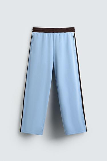 CONTRAST JOGGER TROUSERS HARRY LAMBERT FOR ZARA X DISNEY - Sky blue by Zara