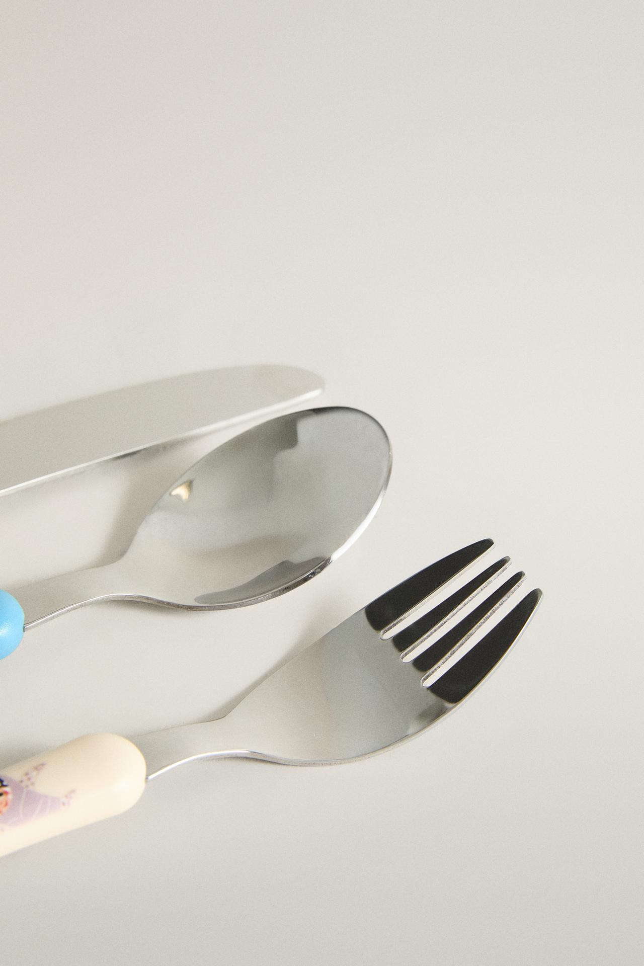 KIDS' MONSTERS, INC. ©DISNEY/PIXAR FLATWARE SET — Multicolored