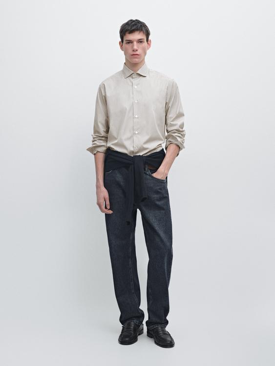 Cotton poplin shirt from Zara - $90
