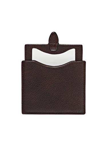 Estuche espejo piel napa - Chocolate de Zara - Imagen 0