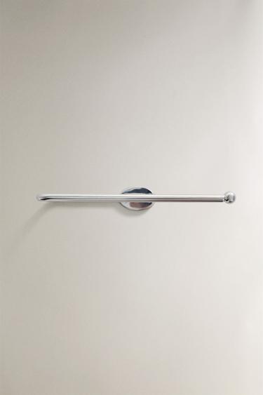 SILVER METAL BATHROOM TOILET PAPER HOLDER - Silver by Zara