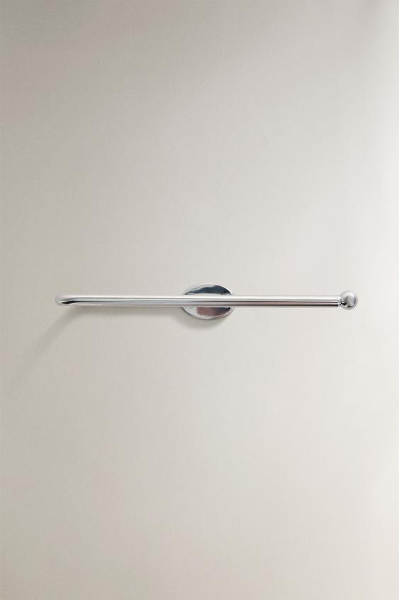 Zara SILVER METAL TOILET PAPER HOLDER - Silver - Image 0