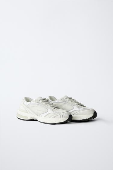 MULTI-PIECE SNEAKERS - White by Zara
