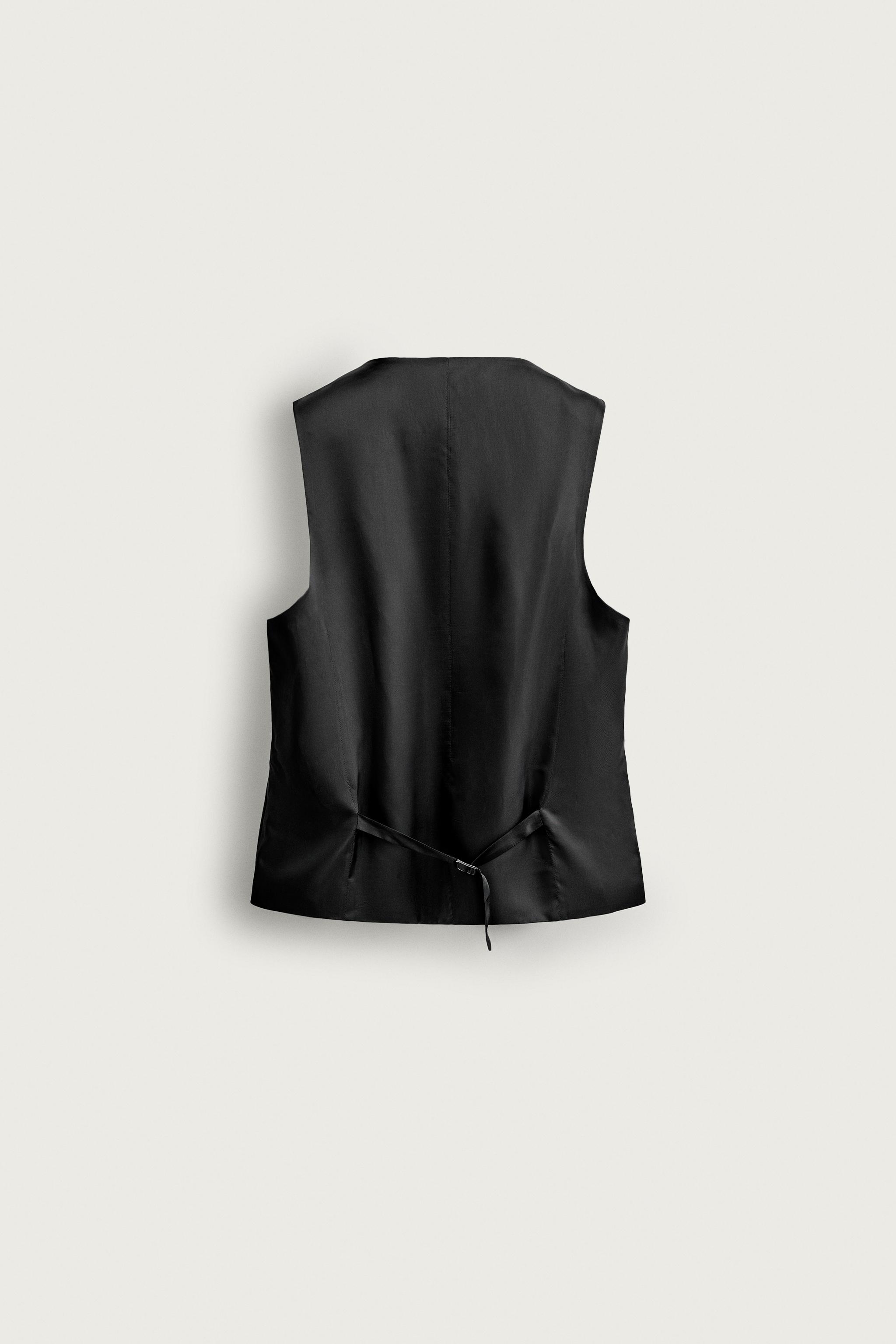 Zara REGULAR FIT YELEK görsel 7