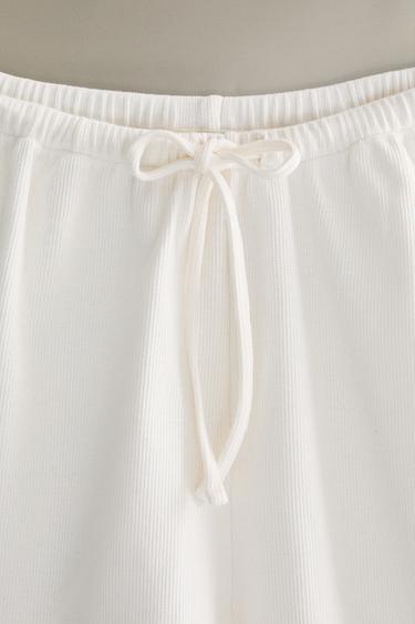 SHORT COTON - Écru de Zara - Image 2