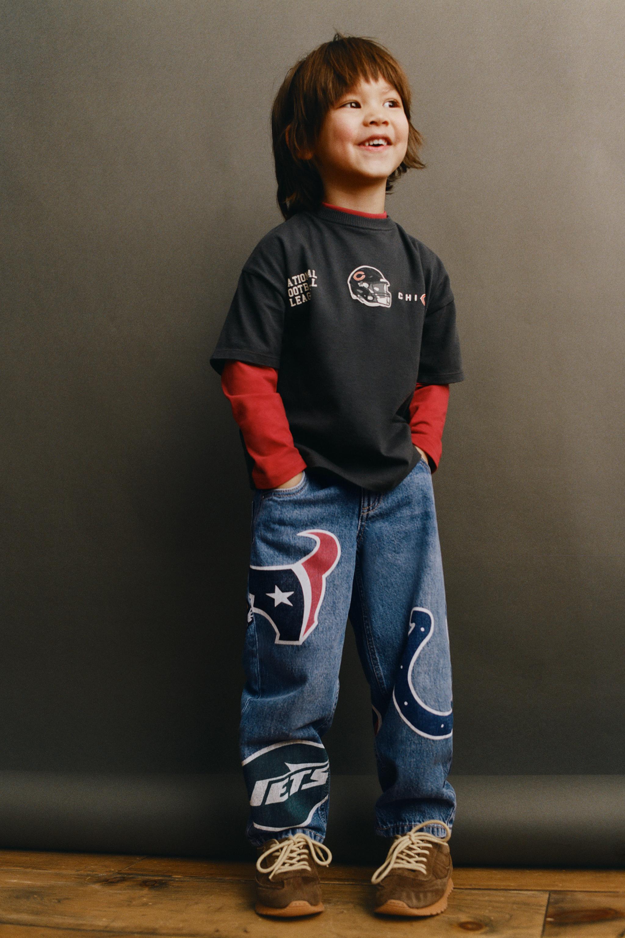 ☆ドイツ発*ZARA*新作*NFL PATRIOTS デニムジャケット☆ ☆ドイツ発*ZARA*新作*NFL PATRIOTS デニムジャケット☆