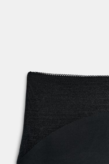 COMBINED SHORTS WITH POLYAMIDE - Black by Zara - Image 6