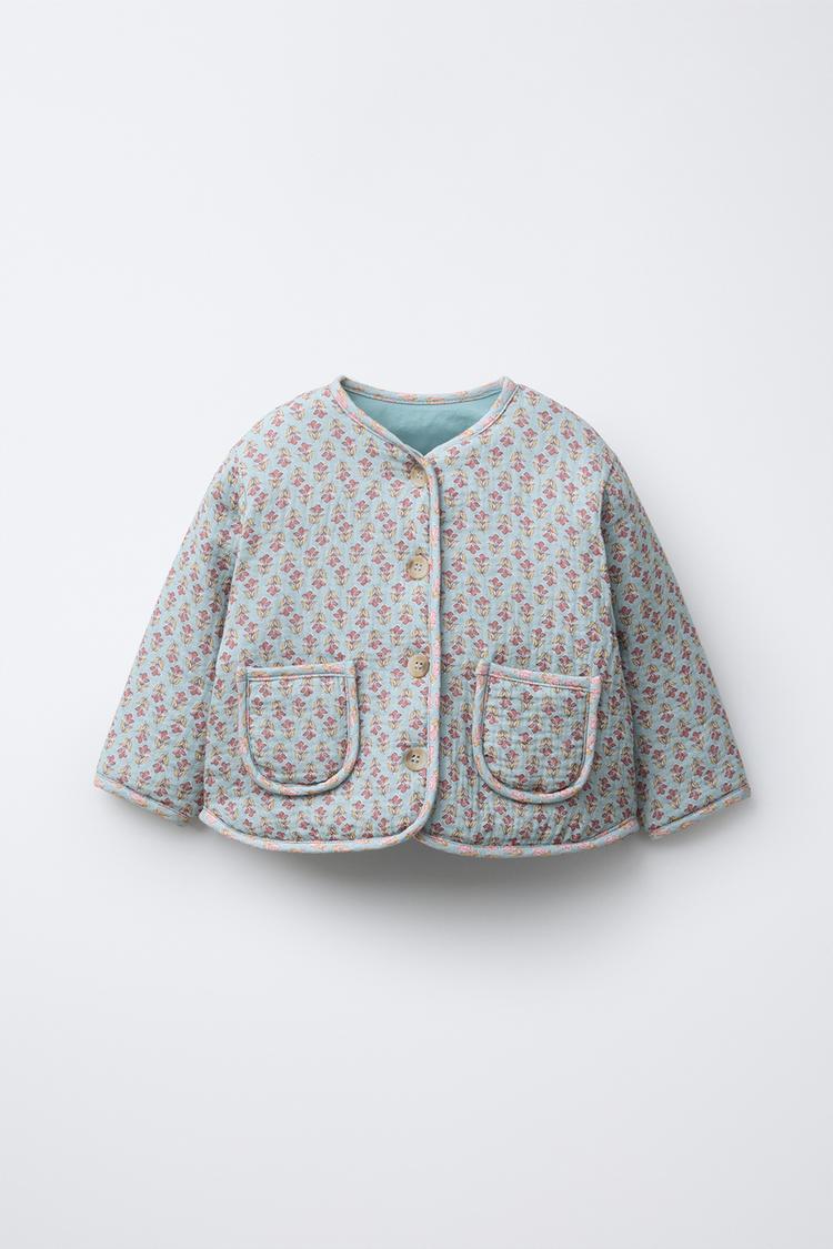 FLORAL PUFFER JACKET