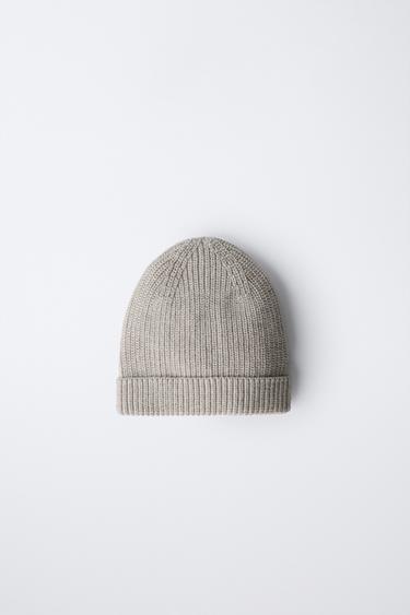 PURL KNIT BEANIE - Light beige by Zara - Image 2