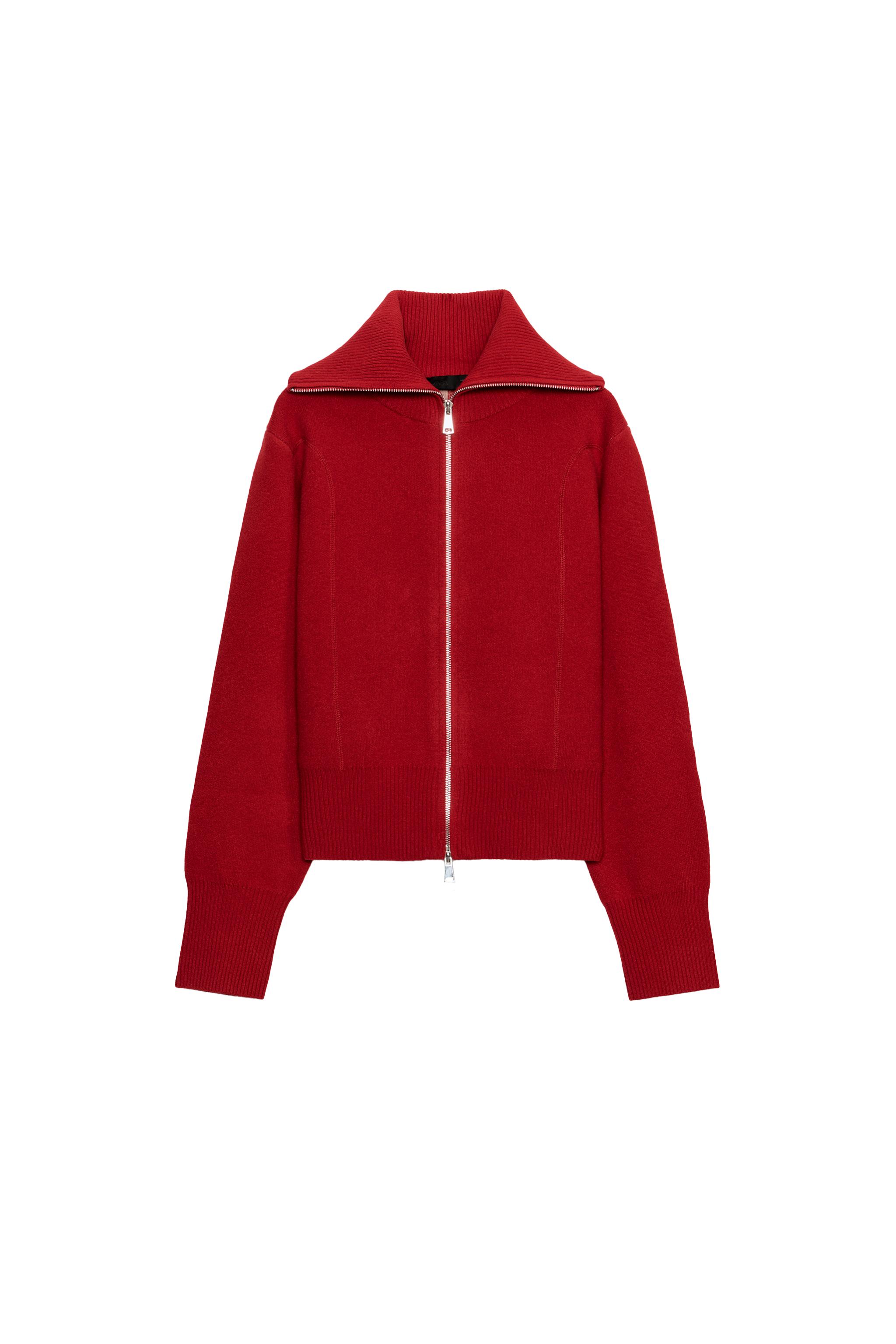 CHAQUETA BOMBER 96% LANA CREMALLERA