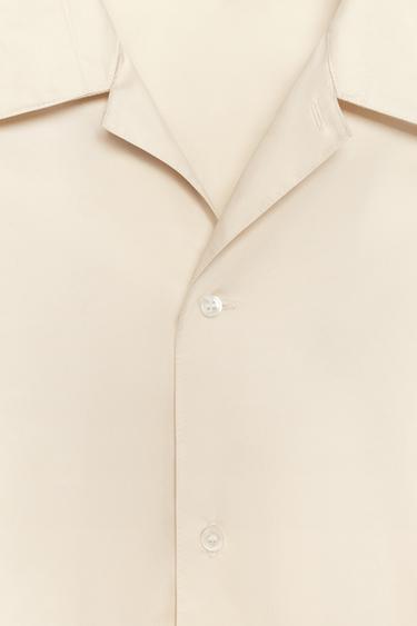 CHEMISE EN POPELINE COUPE DÉCONTRACTÉE SOSHIOTSUKI X ZARA - Vanille de Zara - Image 4