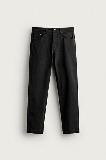 TEXTURED RELAXED FIT TROUSERS - Black by Zara - Image 0