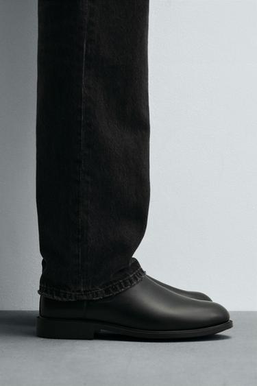 ELEGANCKIE BOTKI TYPU CHELSEA - Czarny Zara - Obraz 0