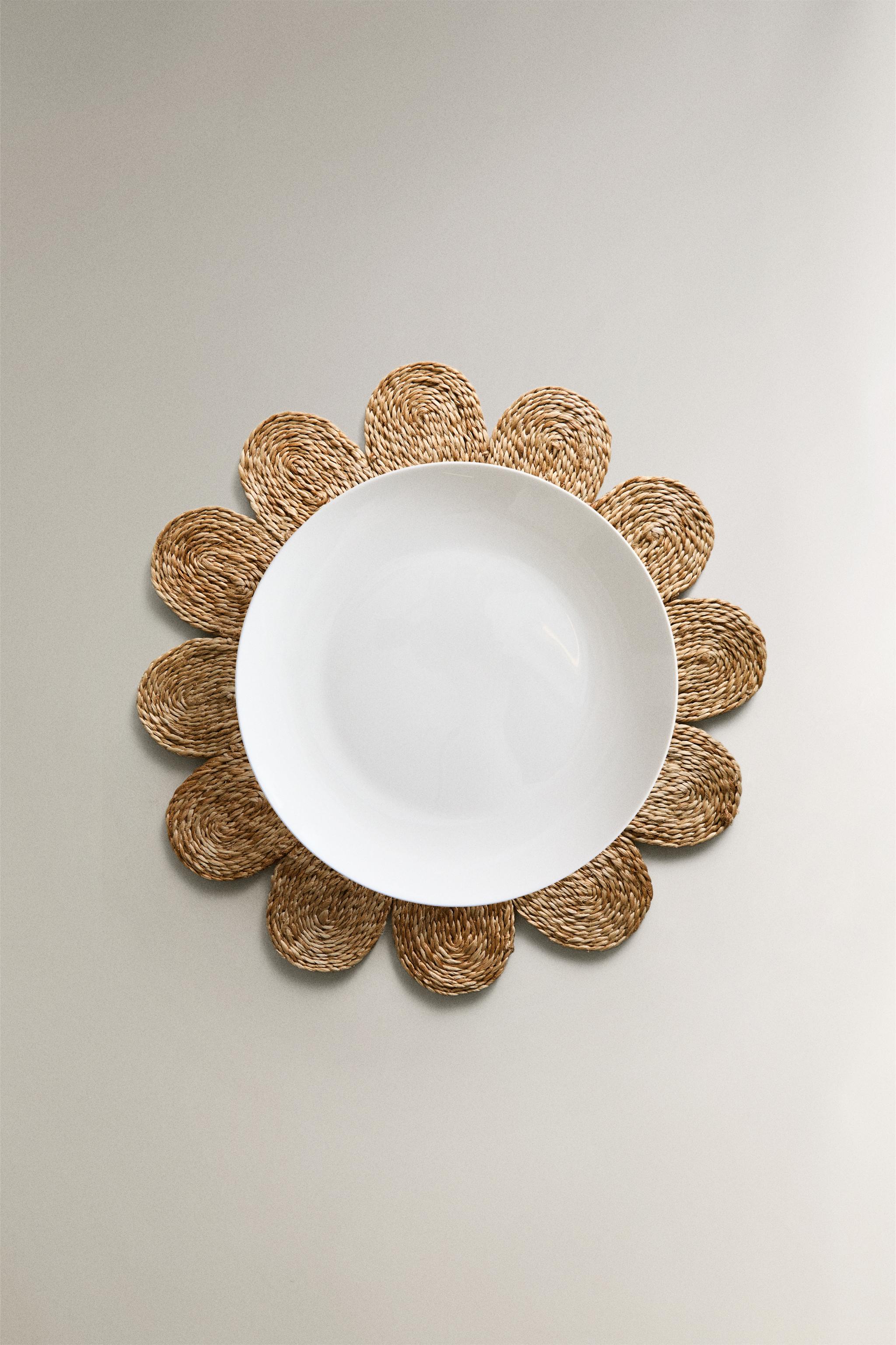 SET DE TABLE JUTE FLEUR