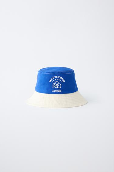 GORRO BOB BORDADO RC DEPORTIVO DE A CORUÑA - Azul de Zara
