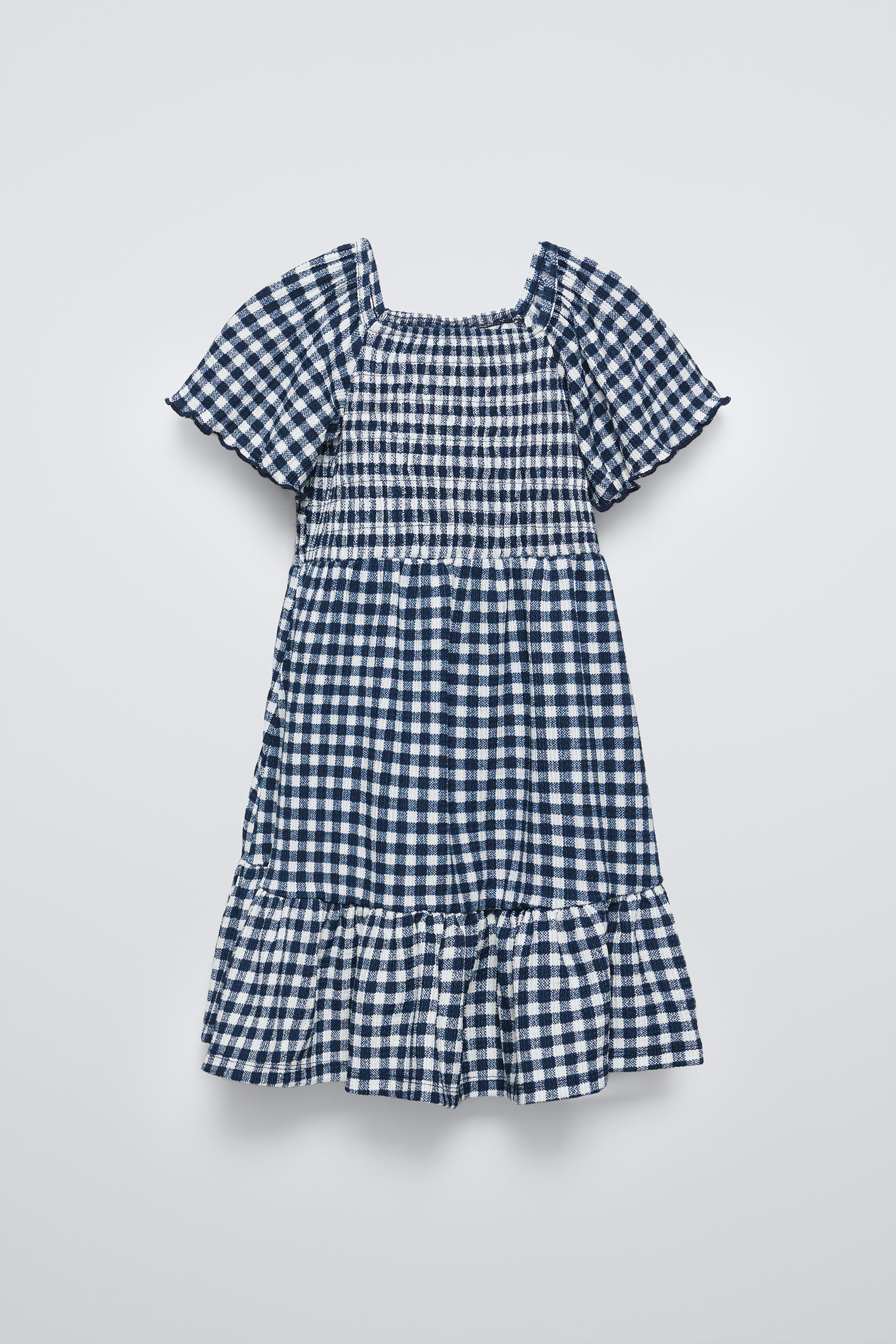 Gingham black and white dress best sale