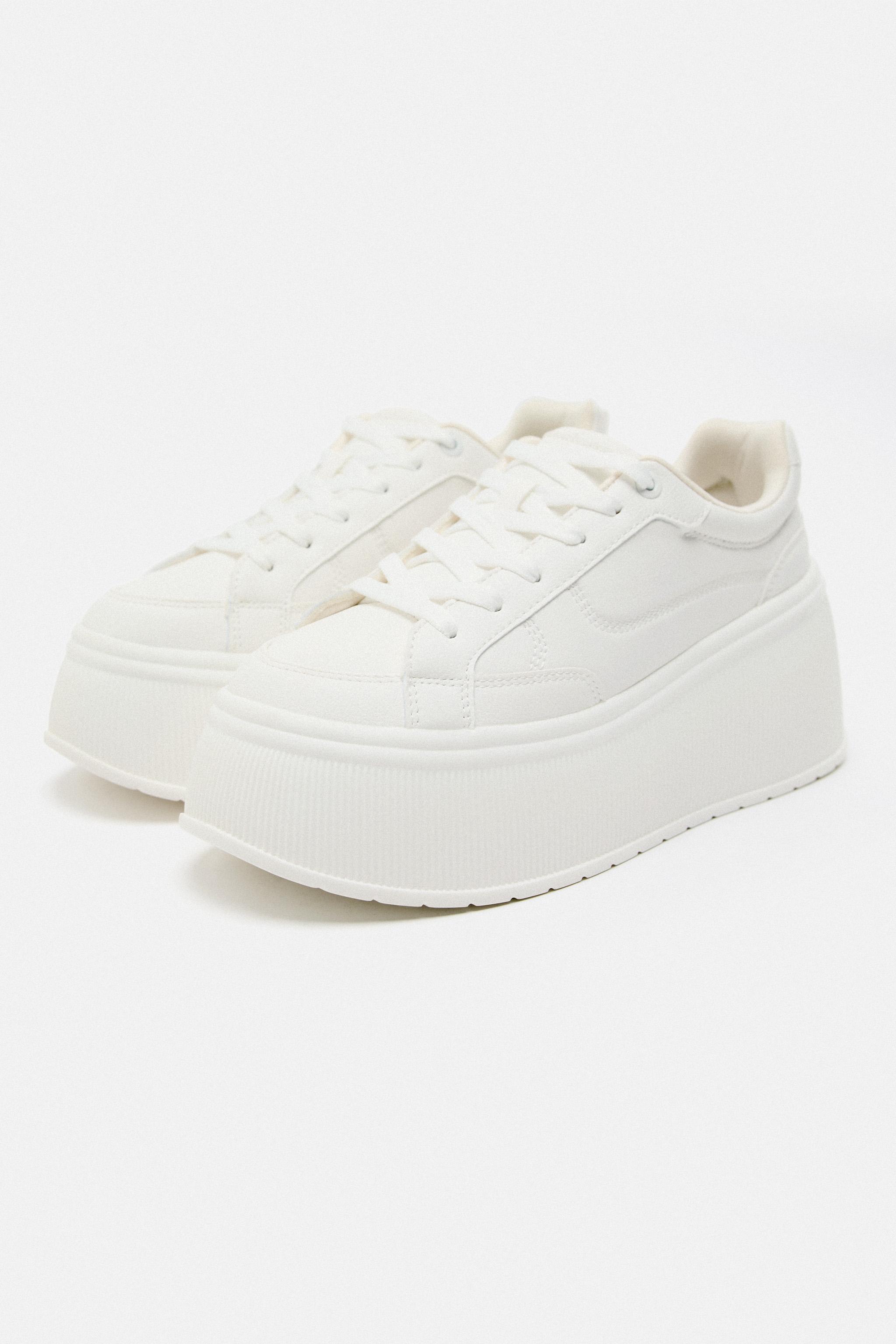 Tenis hot sale plataforma zara