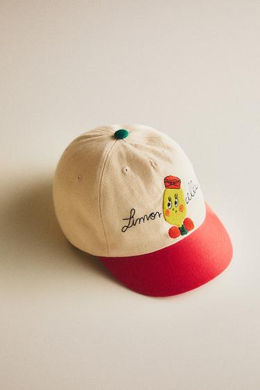 LIMONCELLA X THE ANIMALS OBSERVATORY CAP - Light beige by Zara - Image 4