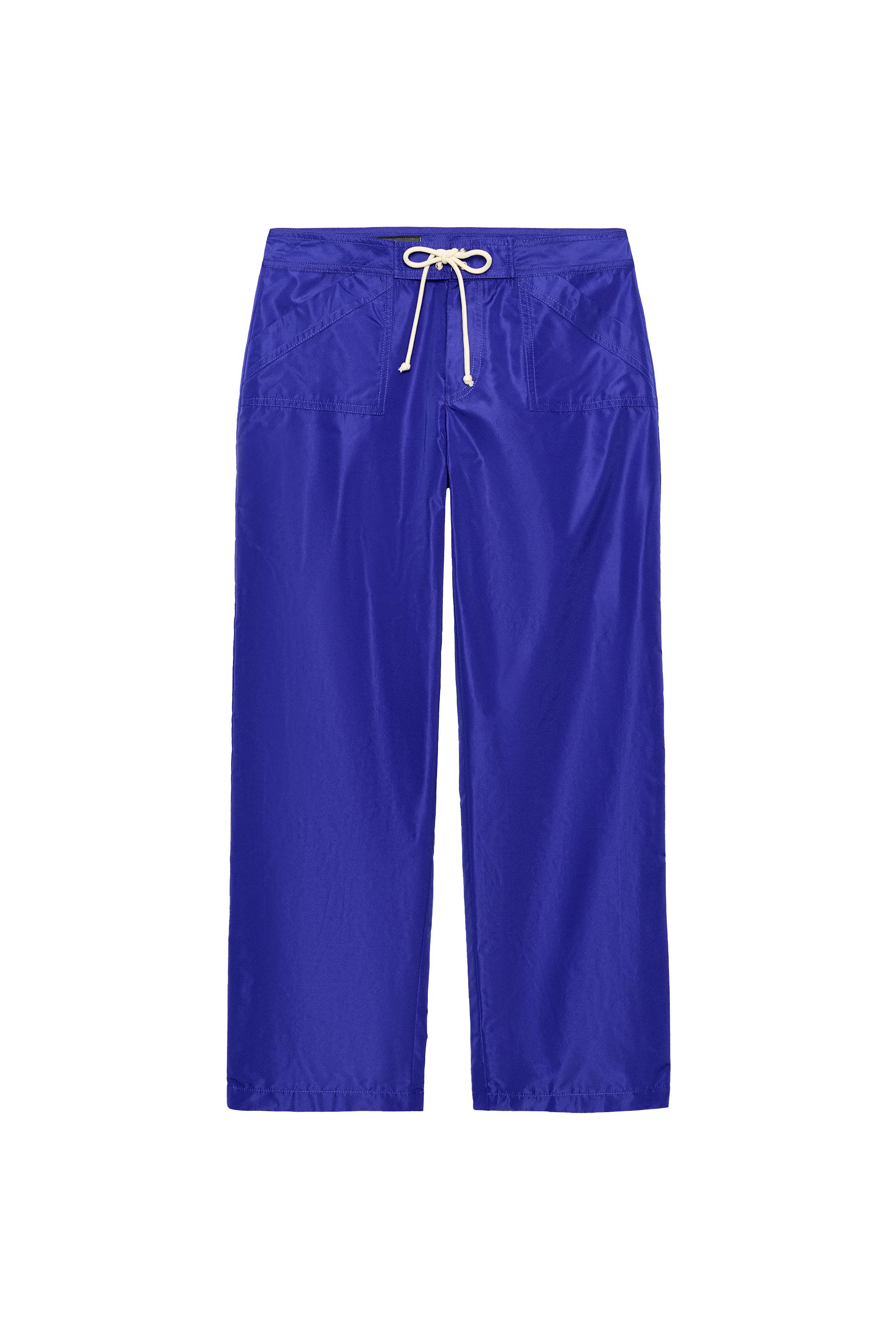 BÜZGÜ İPLİ CROP NAYLON PANTOLON