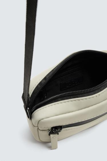 SAC BANDOULIÈRE EFFET GOMME - Blanc ivoire de Zara - Image 5