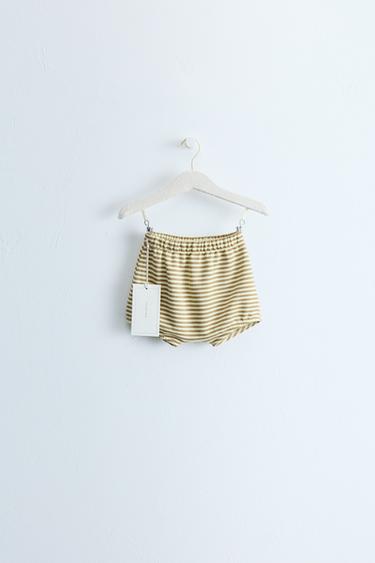 ZARA TIMELESS - STRIPED BLOOMERS - Mid-yellow by Zara