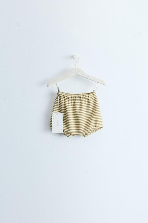 Zara ZARA TIMELESS - PANTALONICE NA PRUGE – mid-žuta – Slika 0
