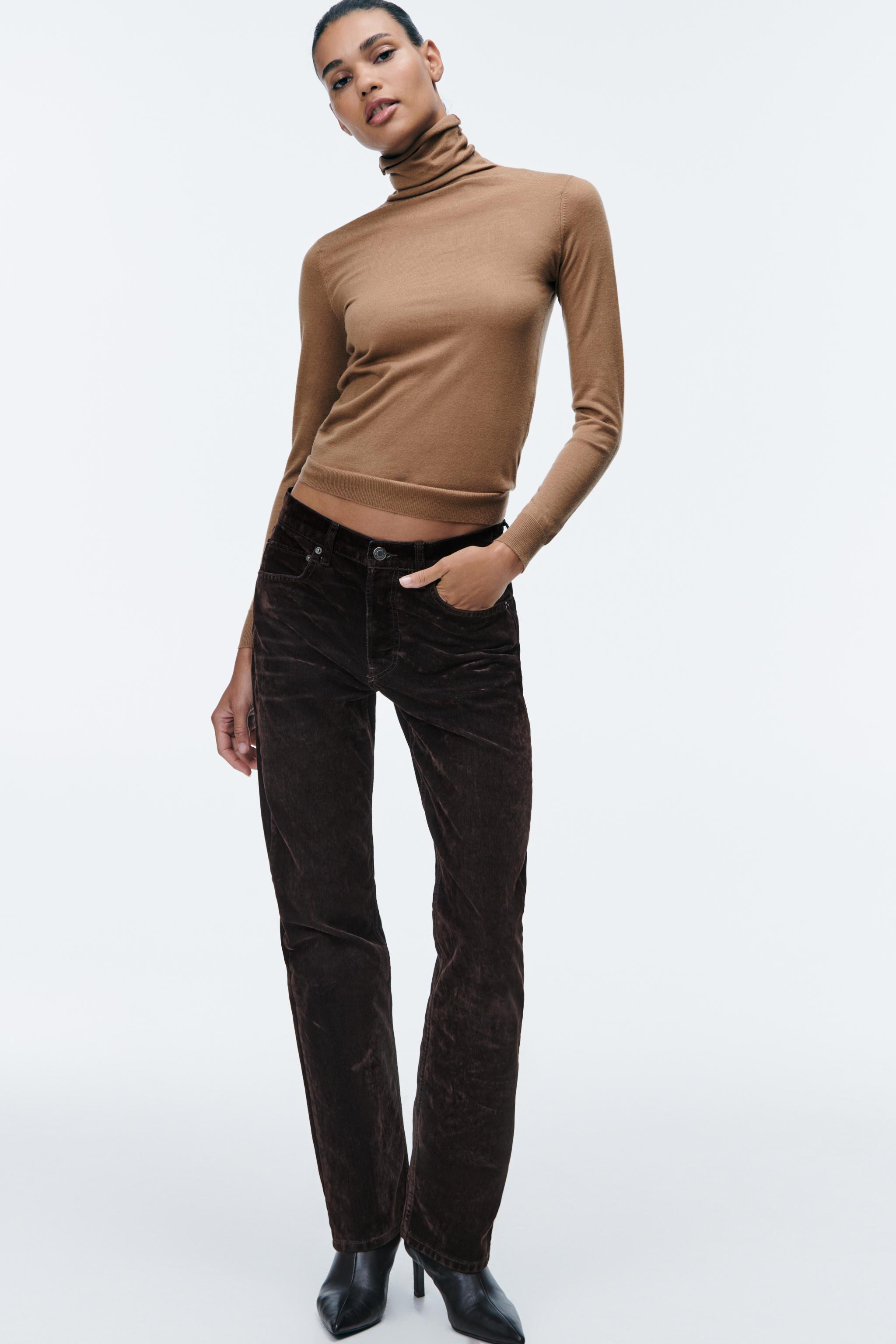 Black polo neck clearance zara