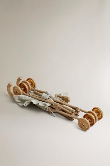 CHILDREN’S DOLL PUSHCHAIR - Cream by Zara - Image 6